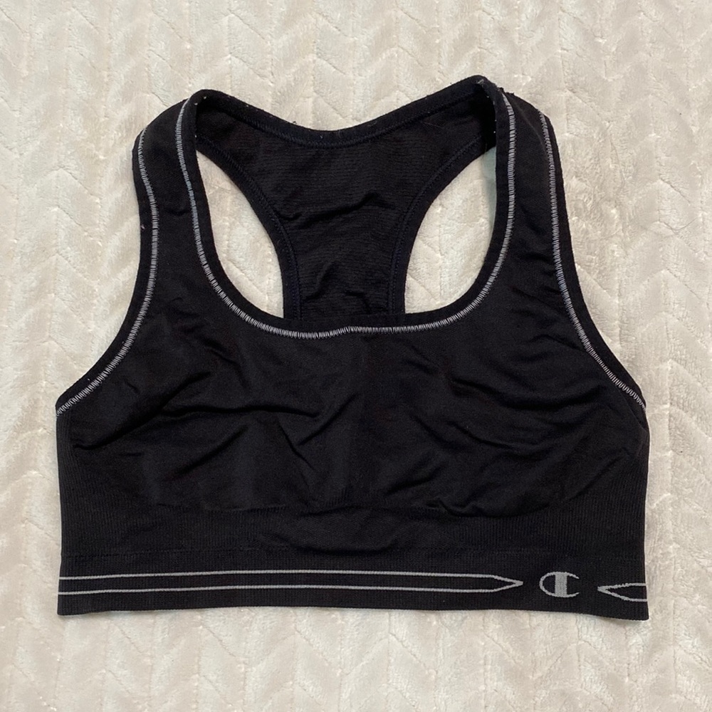 Champion Black Sports Bra